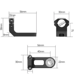 AIO-5 Mirror Mount M8-M10