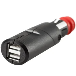 Double USB Adapter with Universal Plug