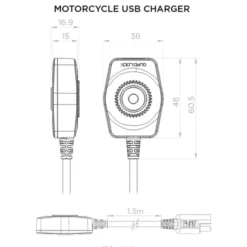 Motorcycle USB Oplader