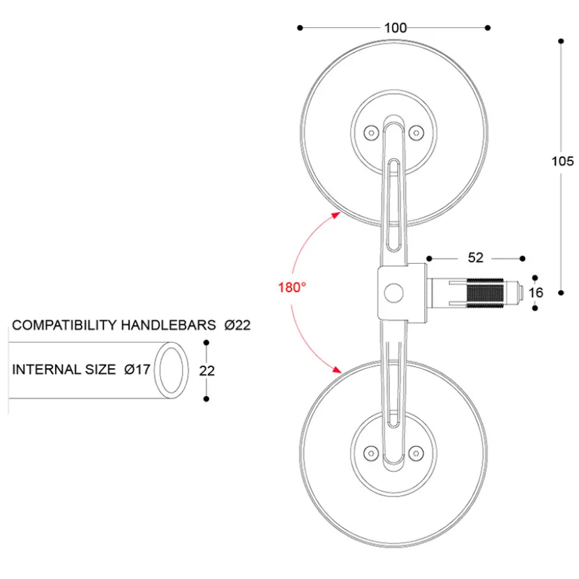 Skin-S Bar End B-Lux