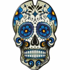 Tank Pad Gold Skull