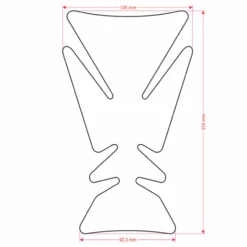 Tank Pad Maxi Carbon